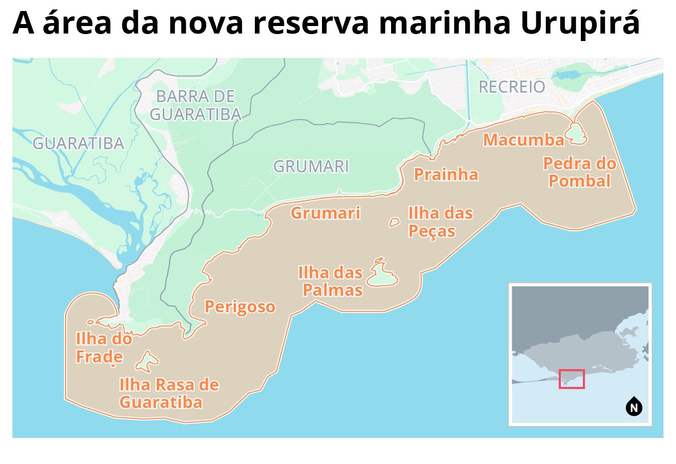 Nova reserva marinha vai proteger área entre o Recreio e Barra de Guaratiba