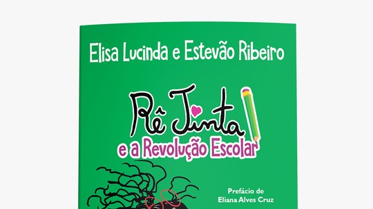 Elisa Lucinda e Estevão Ribeiro lançam o livro 'Rê Tinta e a revolução escolar'