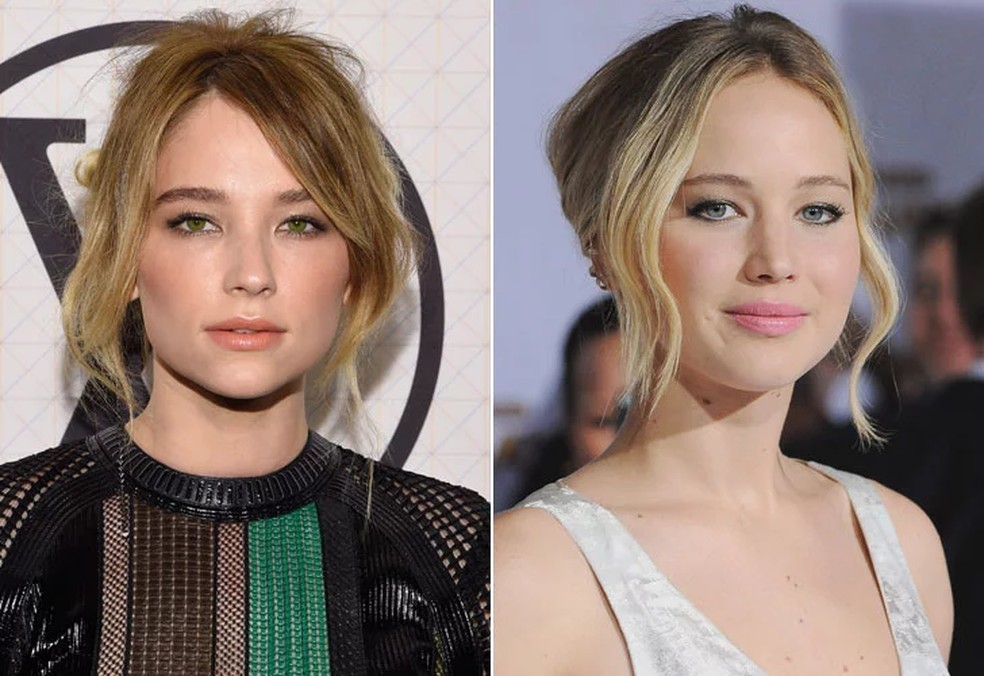 Jennifer Lawrence e Haley Bennett — Foto: Getty Images