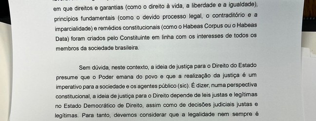 Minuta golpista — Foto: Reprodução