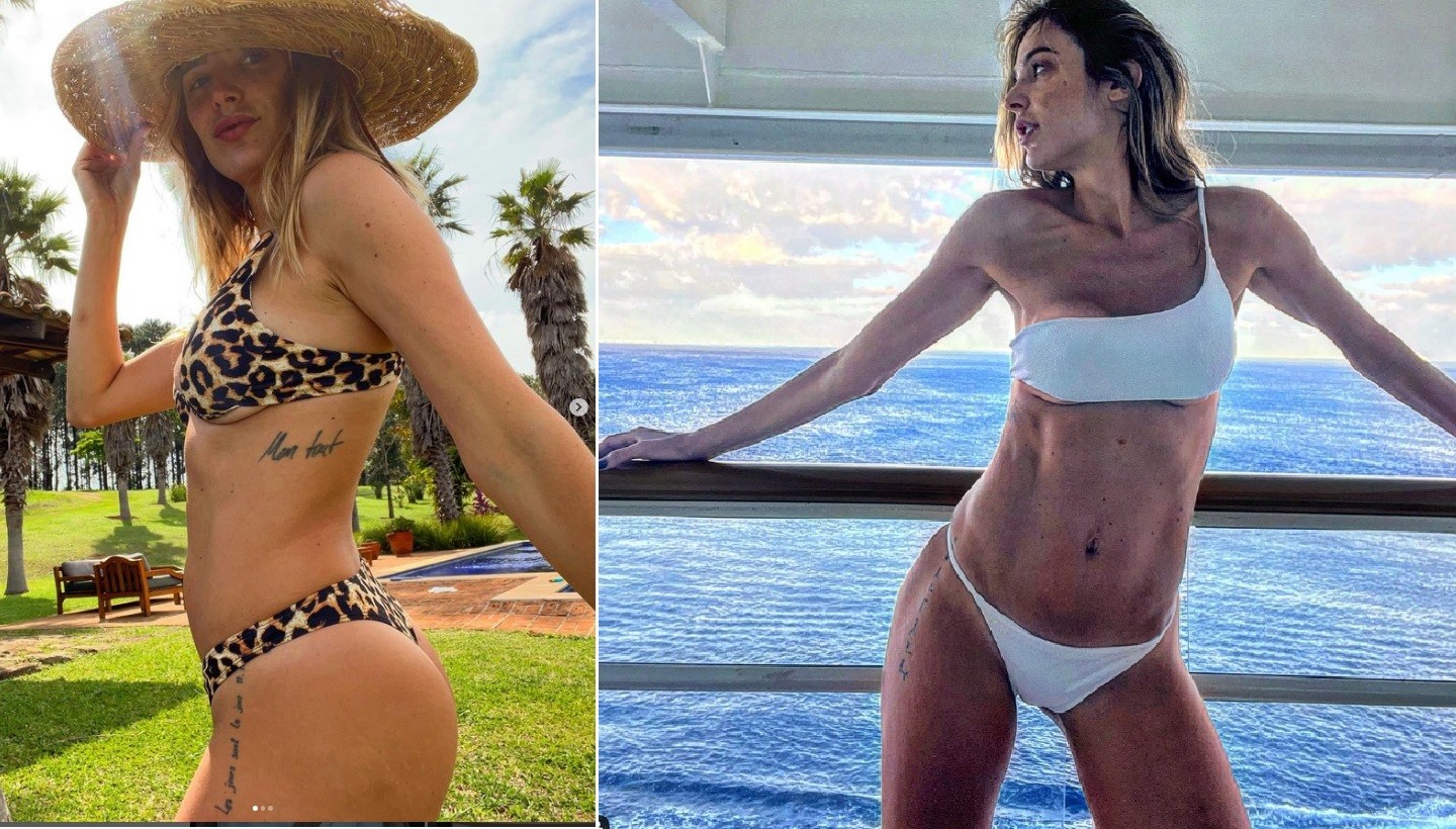Rafa Brites antes e depois de emagrecer. A apresentadora tem repercutido, em seu Instagram, os comentários que recebe por conta do corpo
