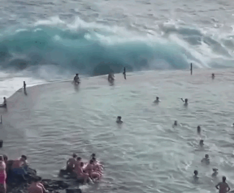 Giant Wave Kills Tourists in Canary Islands – Video