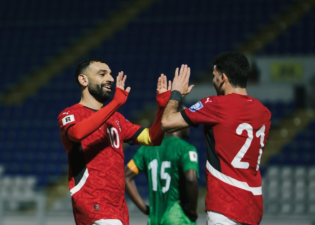 Egito, de Salah, está muito perto da Copa — Foto: Divulgação/Federação do Egito