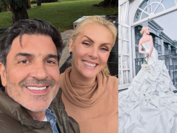 Emoção, 14 mil flores, vinho exclusivo: como foi o casamento religioso de Ana Hickmann e Edu Guedes