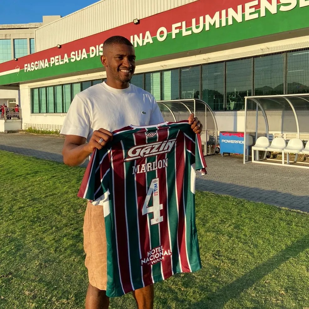 Marlon retorna ao Fluminense após passagem pelo Barcelona — Foto: Divulgação 