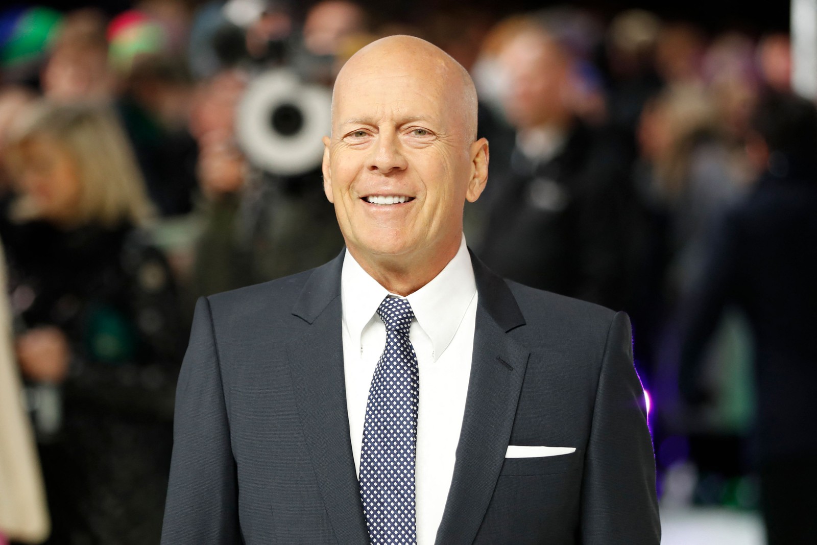 Bruce Willis enfrenta diagnóstico de afasia — Foto: AFP