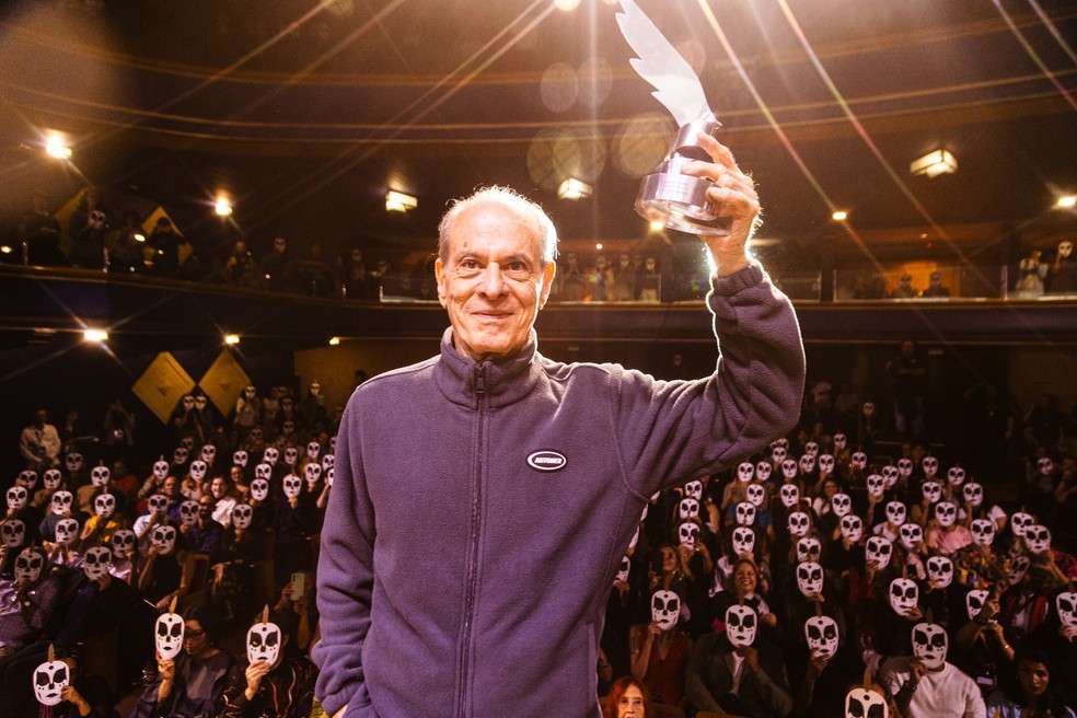 Ney Matogrosso foi homenageado na 32ª edição do Festival de Cinema de Vitória — Foto: Melina Furlan, Sérgio Cardoso, Vikki Dessaune e Andie Freitas - Acervo Galpão/IBCA