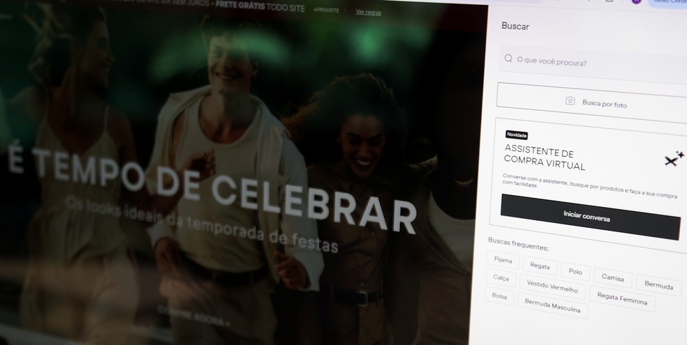 On Christmas Eve, Hering launched an AI-powered sales assistant — Photo: Fabiano Rocha/Agência O Globo
