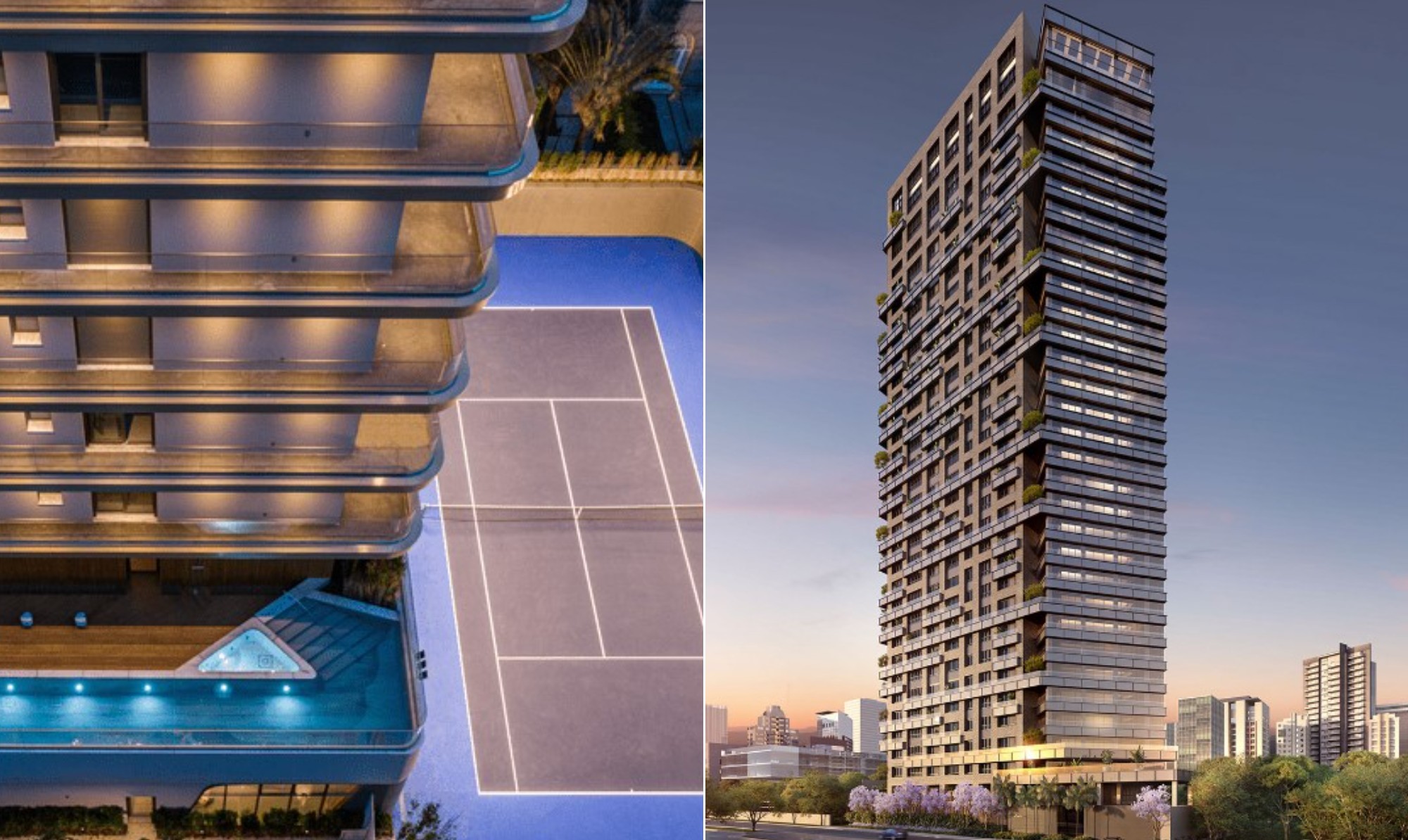 Piscina coberta e cinco suítes: veja fotos dos prédios com apartamentos de luxo dados por Vorcaro a ex-presidente do BRB