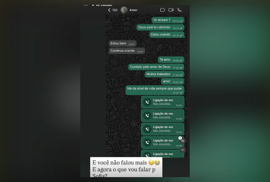 Últimas palavras do sargento do Bope morto durante operação à esposa foram “continua orando”