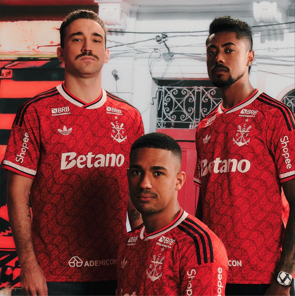 Flamengo lança terceiro uniforme para a temporada de 2026 — Foto: Divulgação