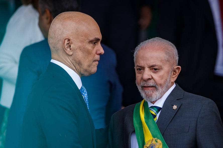 Presidente Lula e Alexandre de Moraes (STF)