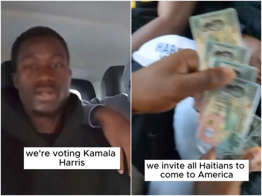EUA acusam Rússia de estar por trás de vídeo falso sobre eleições americanas; no registro, homem afirma ser haitiano que conseguiu cidadania americana em seis meses e pede voto em Kamala
