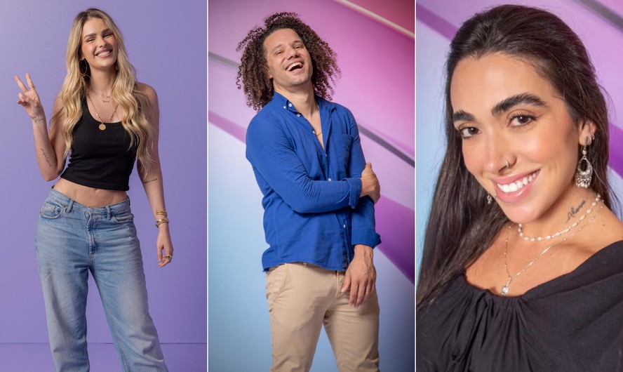 Yasmin Brunet, Maycon e Giovanna estão no primeiro paredão do BBB 24