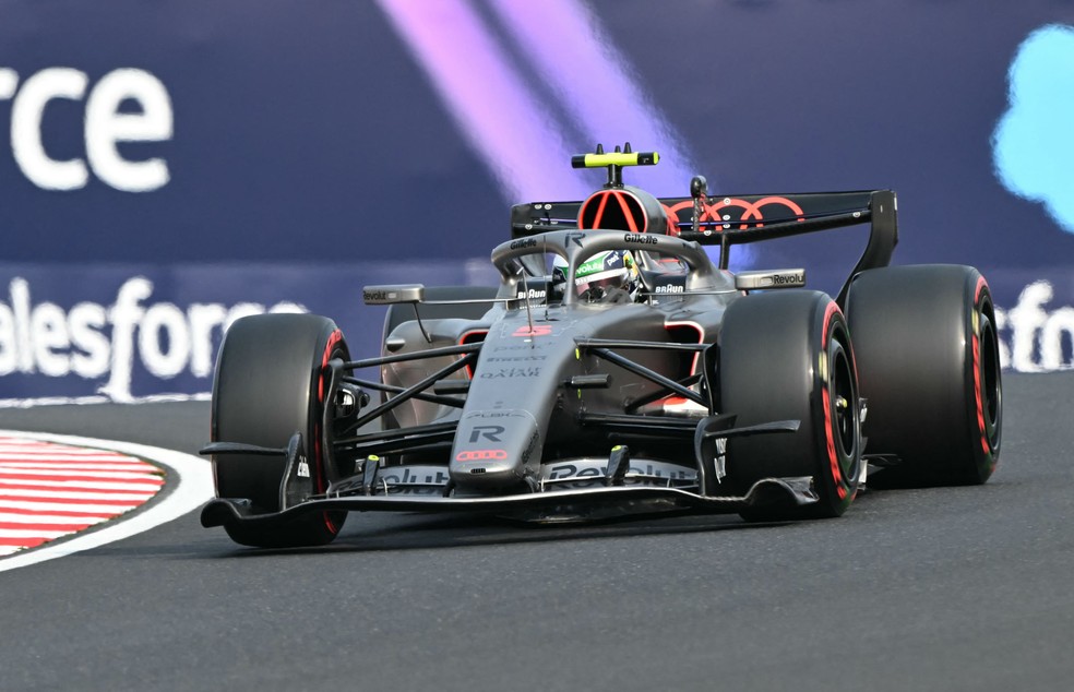 Gabriel Bortoleto, da Audi, no GP do Japão — Foto: KITAMURA / AFP