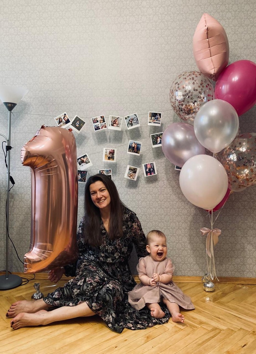 Oksana Pohorilko engravidou de seu primeiro filho em junho de 2022, poucos meses após o início da guerra — Foto: Arquivo Pessoal