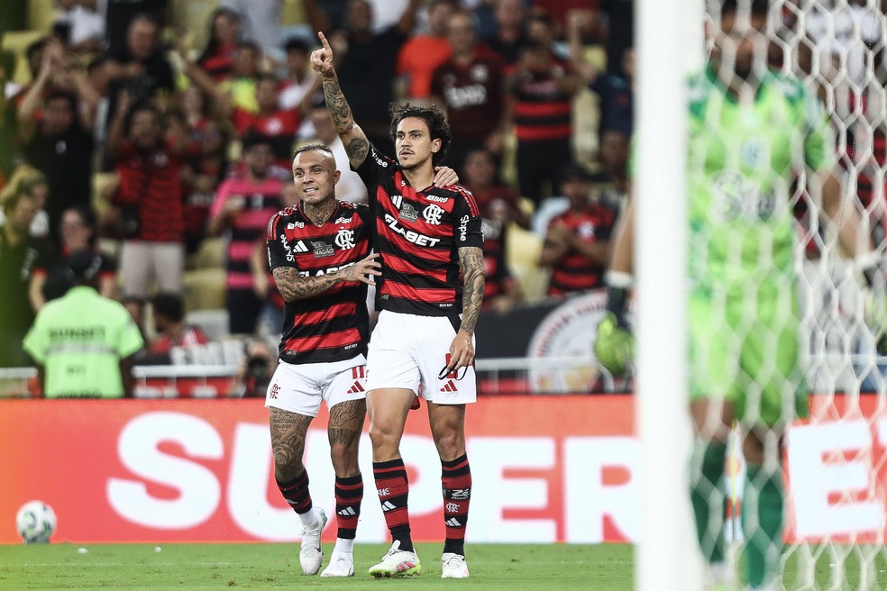 Pedro voltou a marcar pelo Flamengo — Foto: Gilvan de Souza/Flamengo