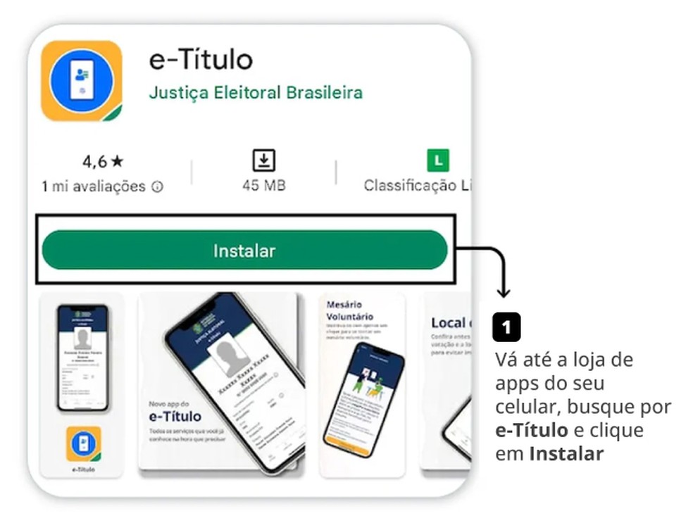 Como baixar o e-T&iacute;tulo &mdash; Foto: Editoria de Arte