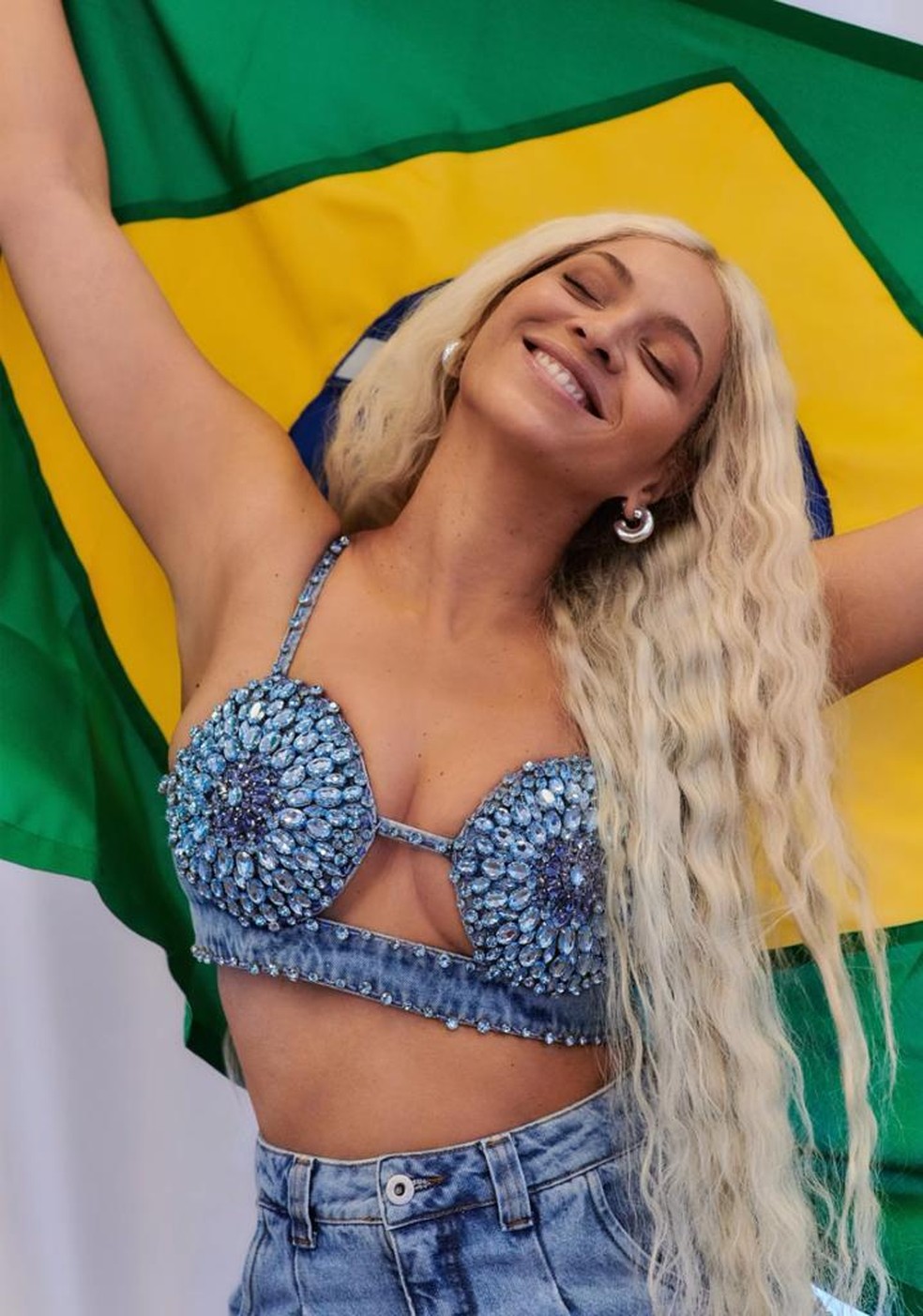 Beyoncé no Brasil — Foto: Reprodução