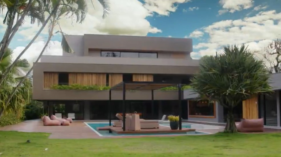 Casa de Paolla Oliveira — Foto: Reprodução/GNT Globoplay