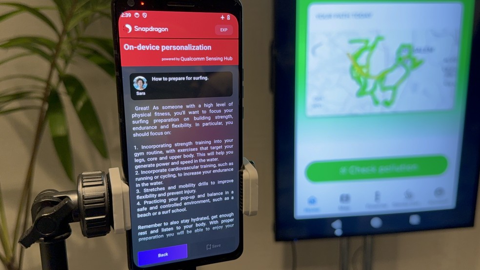 Celulares vão ganhar novas funções com inteligência artificial — Foto: Bruno rosa
