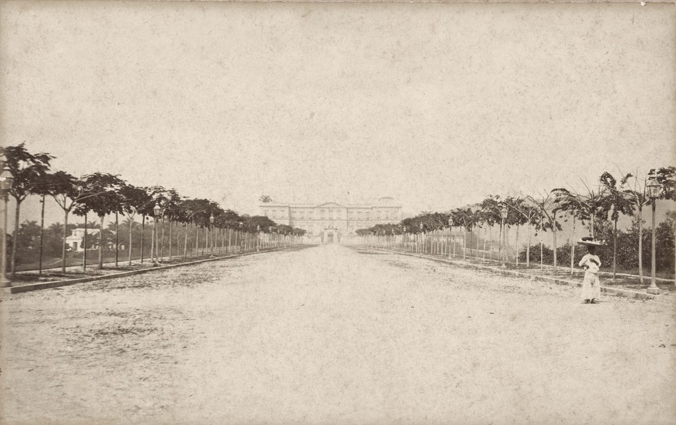 Palácio Imperial de São Cristóvão, atual Quinta da Boa Vista — Foto: Acervo IHGB/Insley Pacheco