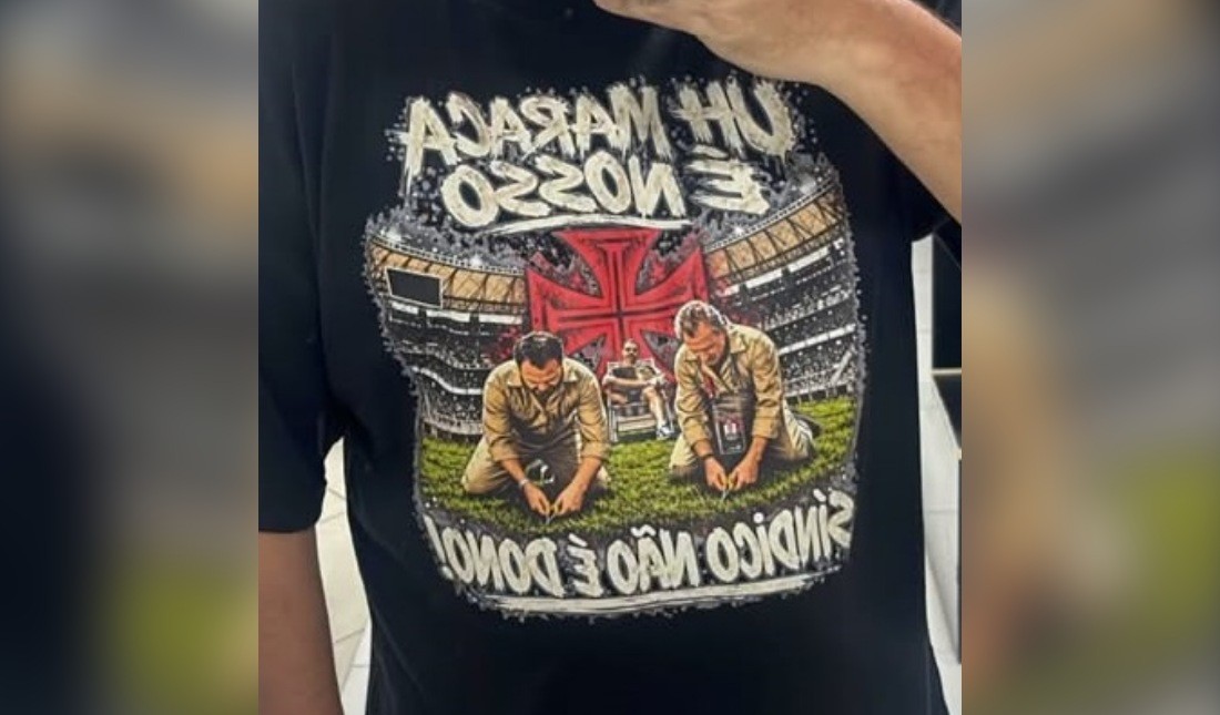 'Síndico não é dono': Vascaínos preparam camisa provocativa para Flamengo e Fluminense em jogo no Maracanã