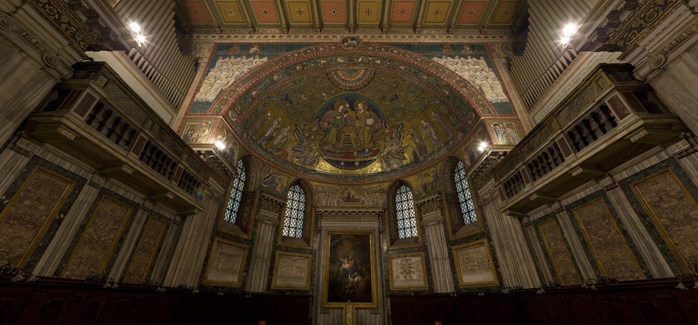 Basílica de Santa Maria Maggiore, em Roma — Foto: Reprodução/Santa Maria Maggiore