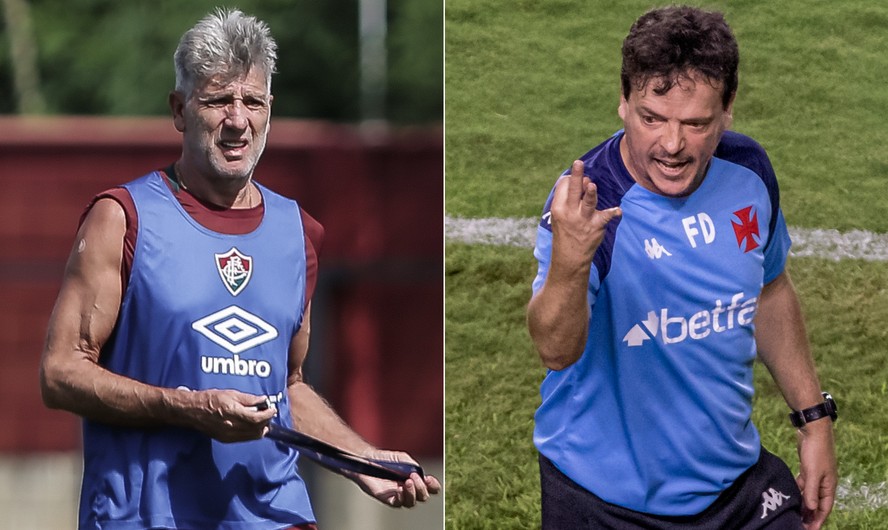 Renato Gaúcho e Fernando Diniz têm passagens por Fluminense e Vasco