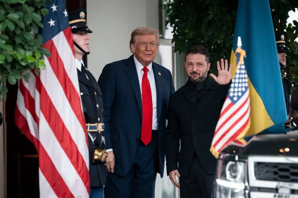 Trump se reúne com Zelensky na Casa Branca após ligação 'produtiva' com Putin