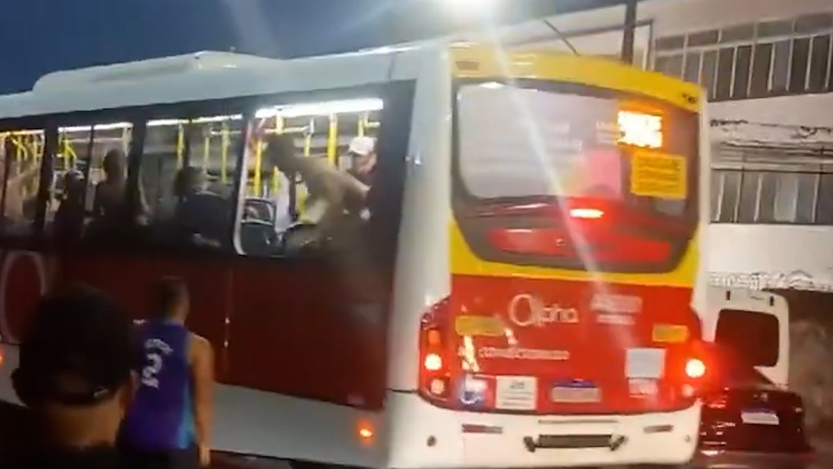 Vídeo mostra tentativa de assalto a ônibus no rio com reação de arma de choque