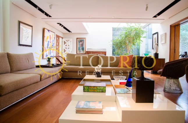 Mansão quadriplex está à venda no Leblon por R$ 35 milhões — Foto: Divulgação/Top Rio Real Estate