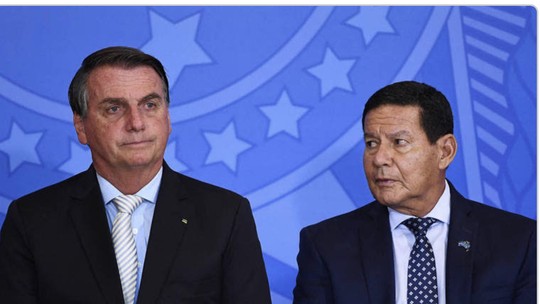 Bolsonaro e Mourão não se falam há nove meses