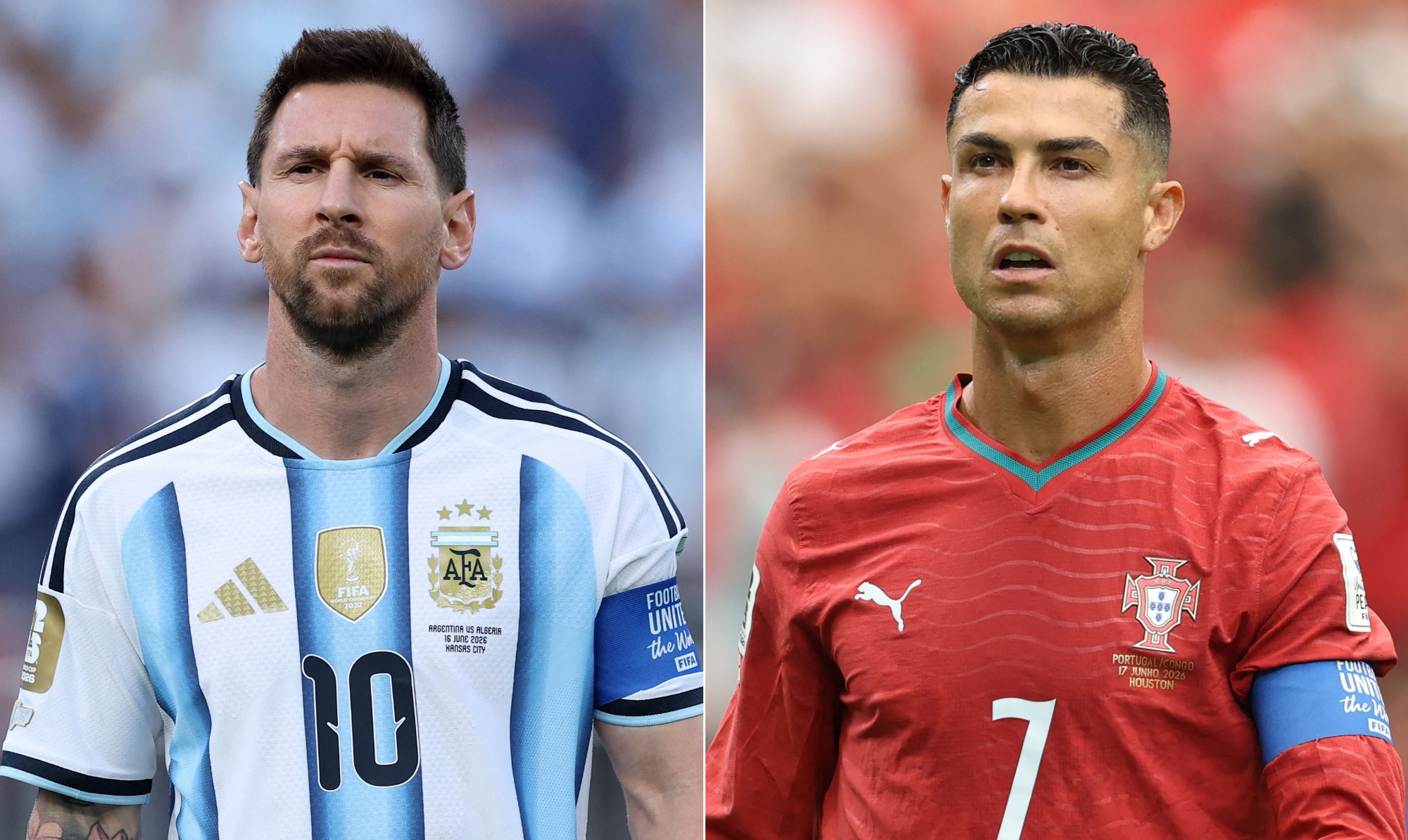 Após seis Copas cada, Messi e Cristiano só podem se enfrentar na final ou na disputa do terceiro lugar