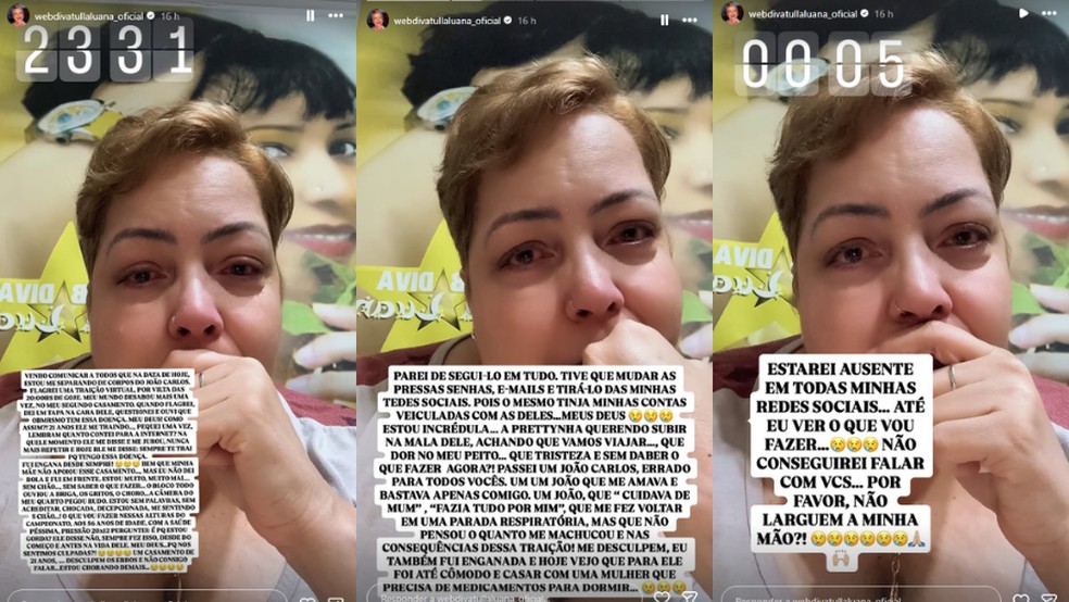 Tulla Luana falou nos stories sobre o fim do casamento — Foto: Reprodução | Instagram