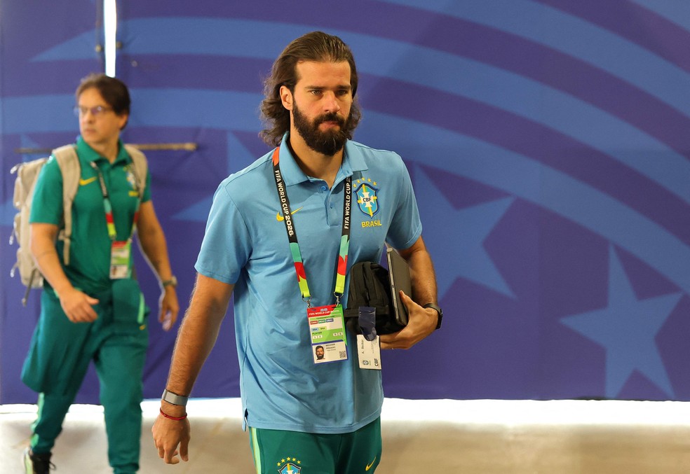 Alisson, goleiro da Seleção Brasileira na Copa de 2026 nos  EUA — Foto: Alex Slitz / GETTY IMAGES NORTH AMERICA / Getty Images via AFP