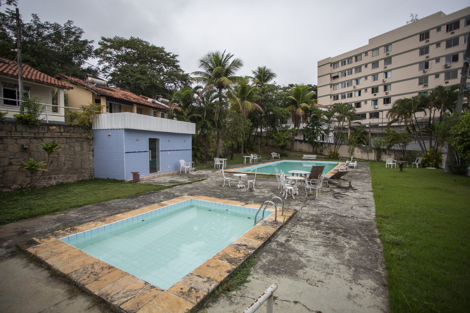 piscina do retiro dos artist - foto: Guito Moreto/agência Globo