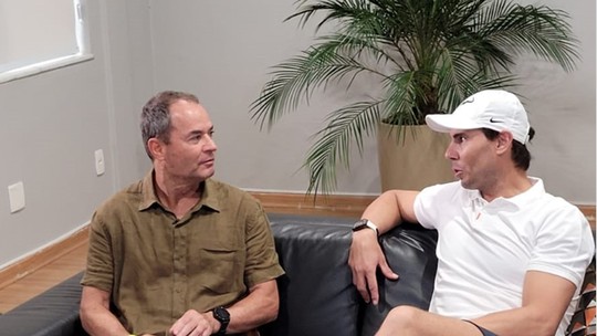 Rafael Nadal fala sobre manias em quadra e relação com Roger Federer em entrevista ao 'Esporte espetacular'