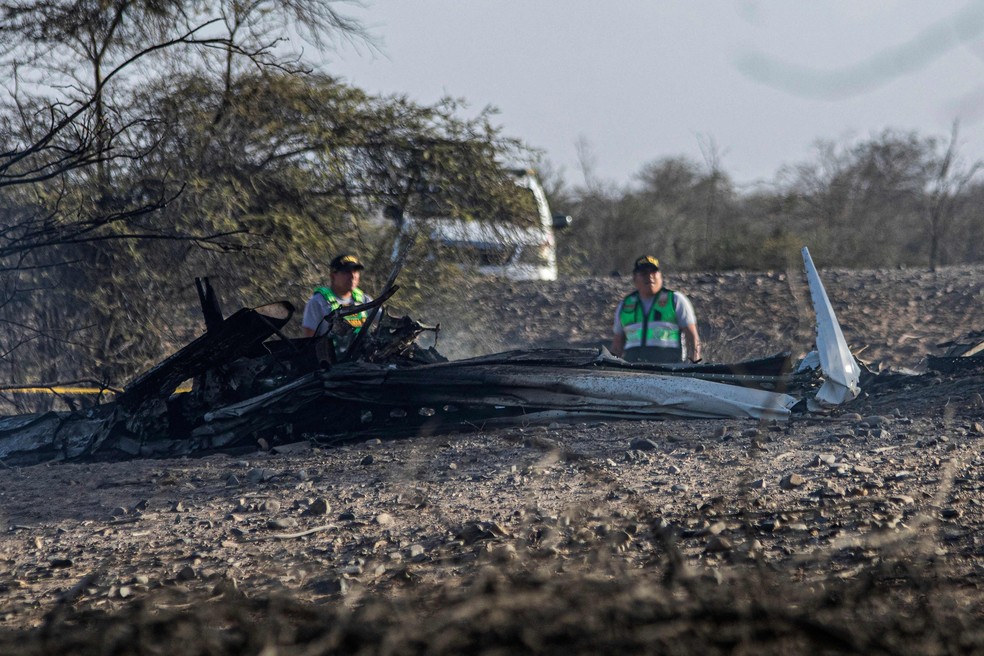 Peru investiga queda de avi&atilde;o que matou 13 turistas. &mdash; Foto: Mariajulia VAREMAN / AFP