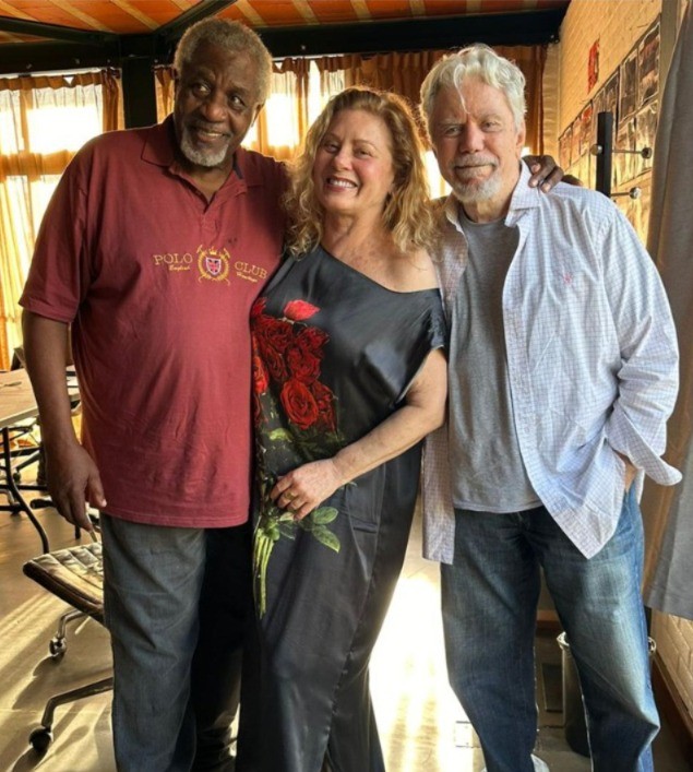 Tony Tornado, Vera Fischer e Reginaldo Faria surgem nos bastidores de filme estrelado por Fernanda Montenegro