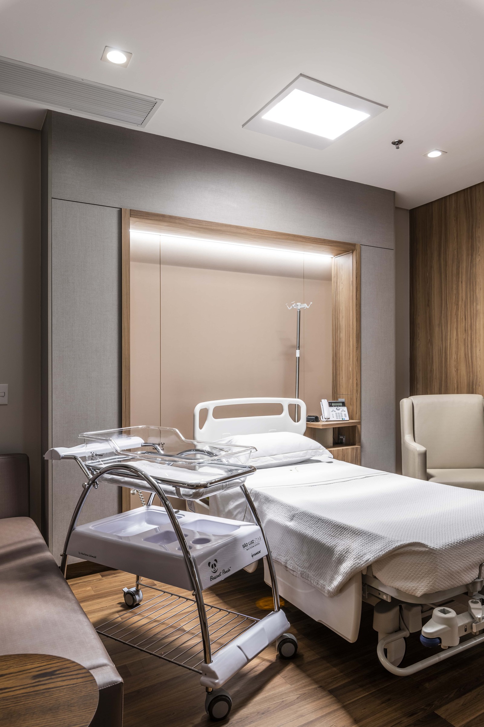 Maternidade Star disponibiliza três tipos de acomodações: apartamentos, suítes luxo e suítes presidenciais. — Foto: Divulgação