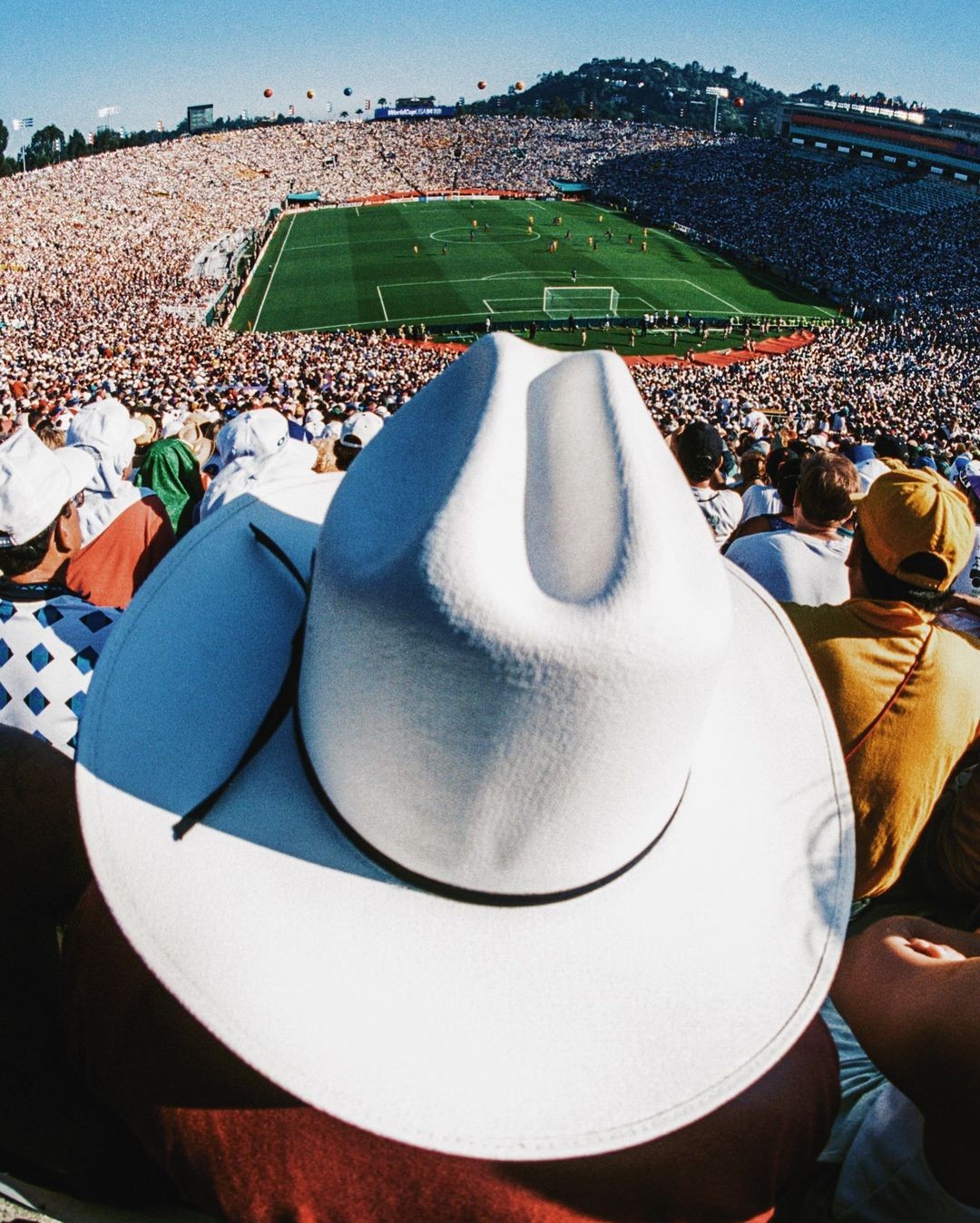 Rose Bowl Stadium, em Pasadena, Califórnia, recebeu a final da Copa do Mundo de 1994 — Foto: Reprodução