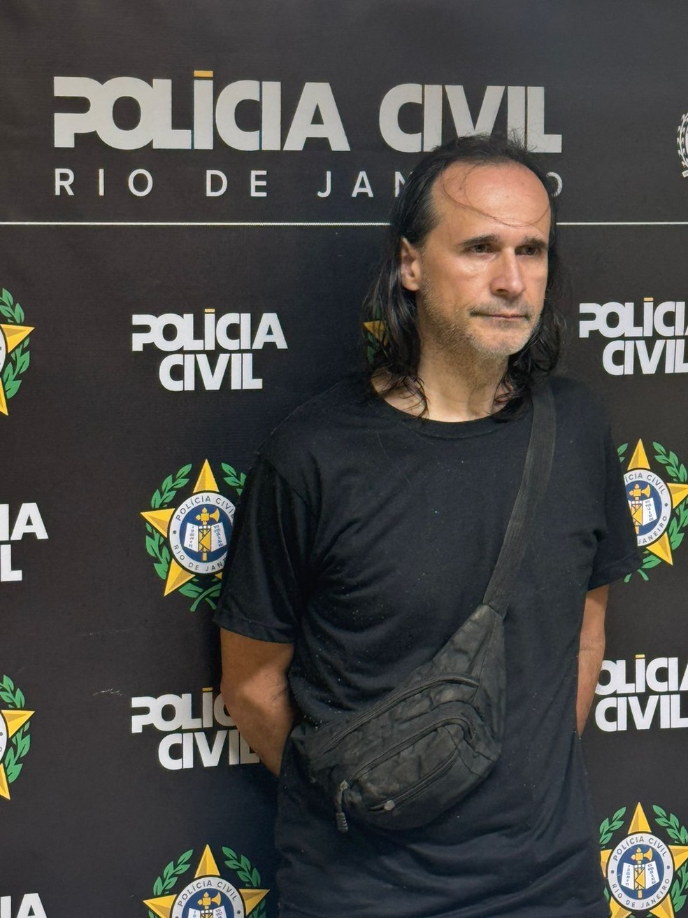 José Marcos Ribeiro, ex-motorista da socialite Regina Gonçalves, preso na 12ª DP (Copacabana) — Foto: Álbum de família