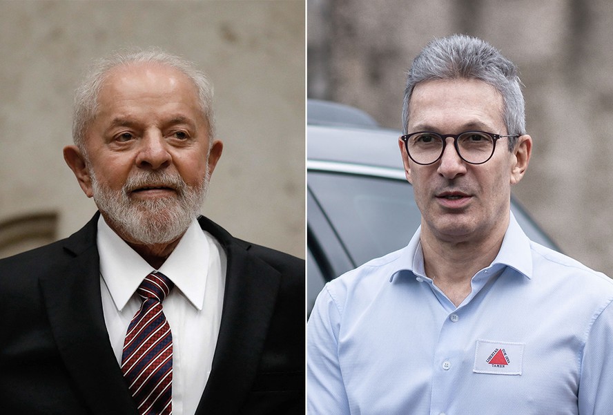 O presidente Lula e o governador de Minas Gerais, Romeu Zema