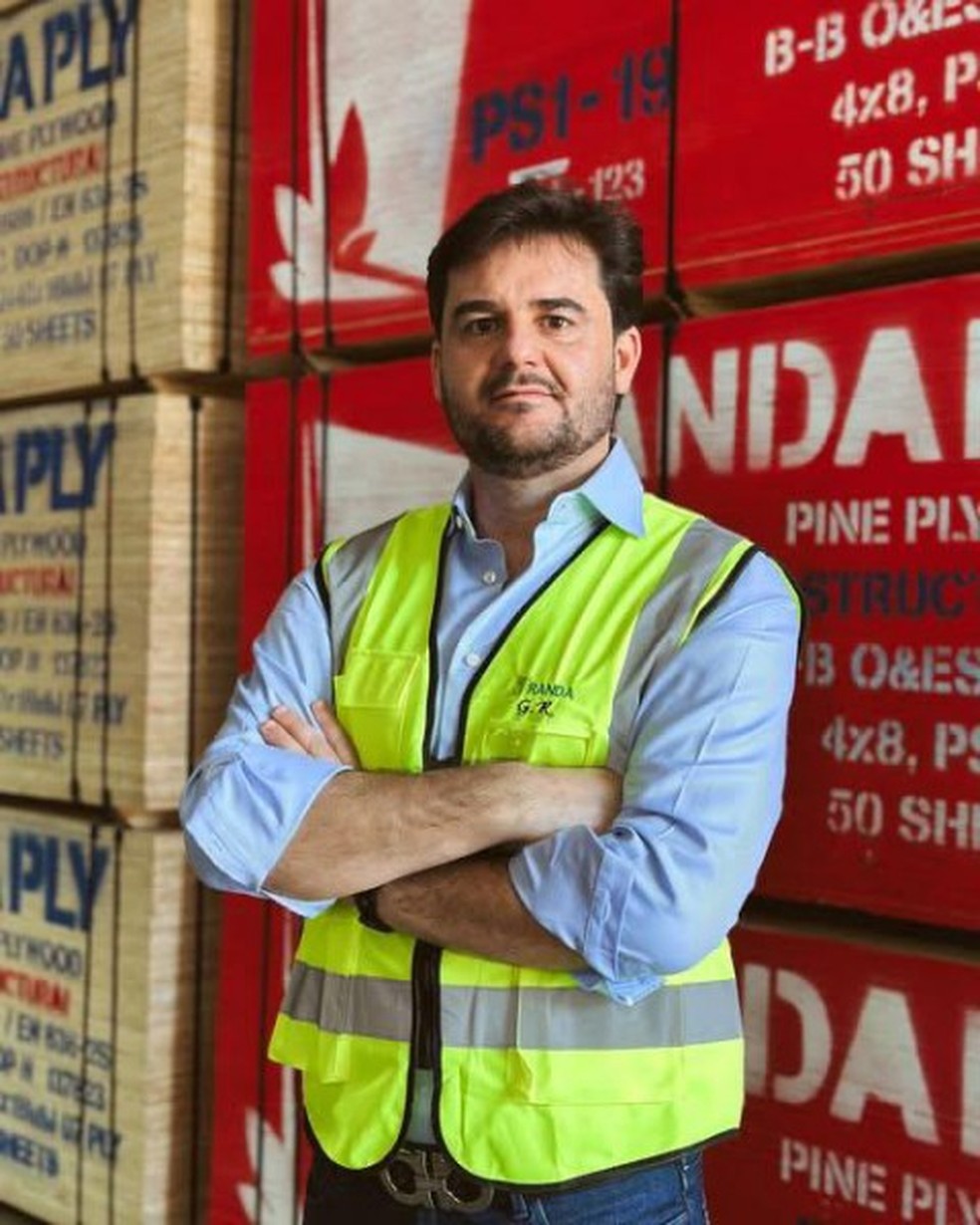 Guilherme Ranssolin, CEO da Randa, indústria de madeira de Bituruna, no Paraná — Foto: Divulgação