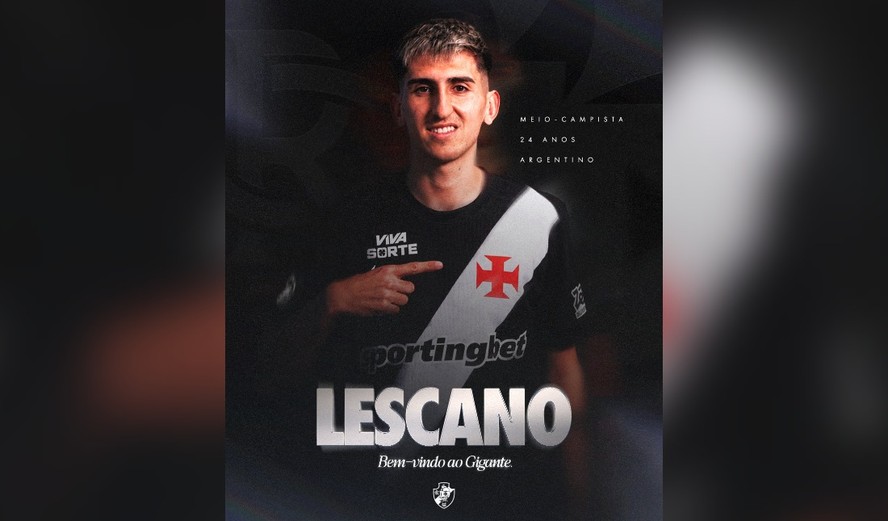 Vasco anuncia contrata��o de Lescano