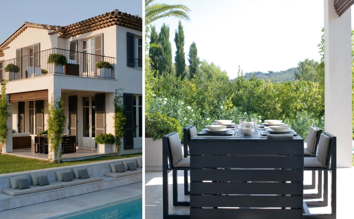 Casa Armani de Saint Tropez fica emMeioà Natureza -foto: reprodução