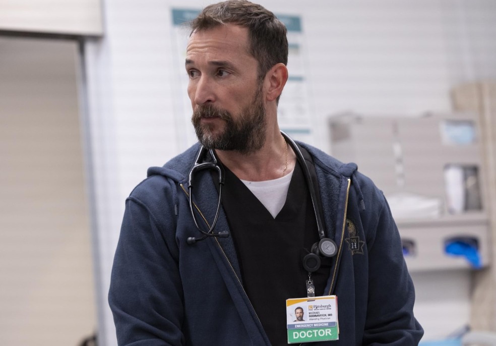Noah Wyle em 'The Pitt' — Foto: Warrick Page / MAX