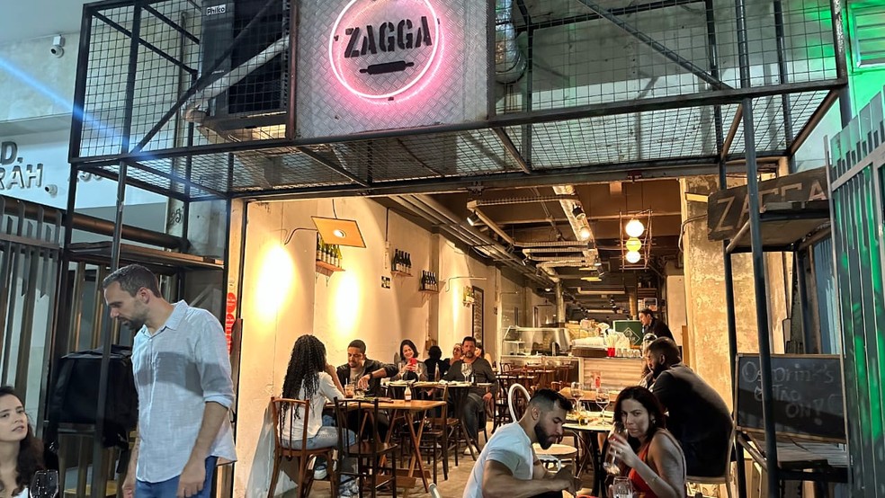Zagga Pizza Bar, em Copacabana — Foto: Divulgação