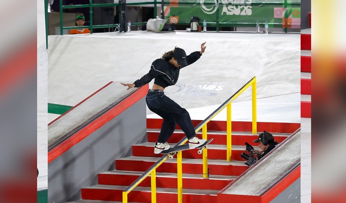 Rayssa Leal sofre com quedas e fica na sétima posição no Mundial de Skate Street